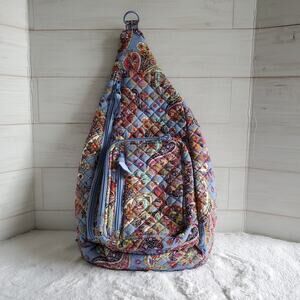 Vera Bradley NWOT Sling Backpack in Provence Paisley Pattern
